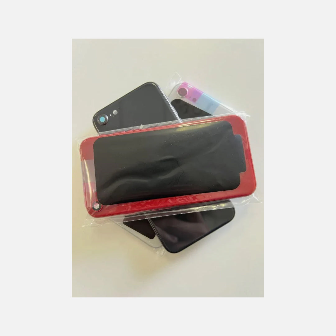 Back Glass Frame Housing for iPhone 8 Plus with small parts and logo