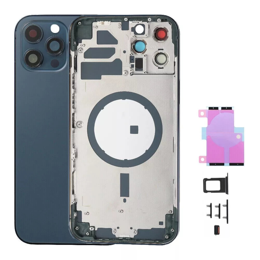 Back Glass Housing Cover Frame Replacement For iPhone 12 Pro Max
