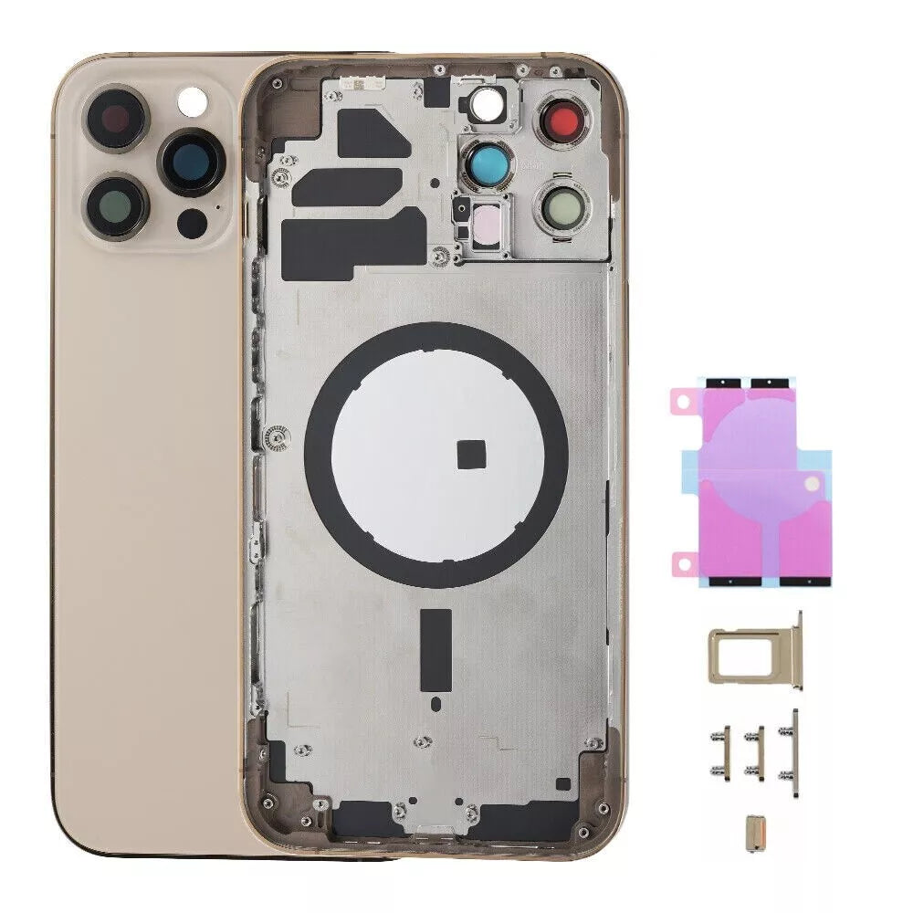 Back Glass Housing Cover Frame Replacement For iPhone 12 Pro Max