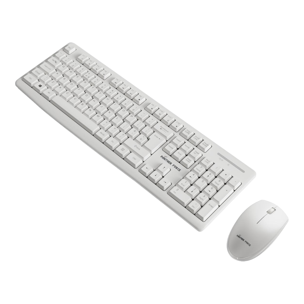 Panther Force Wireless Keyboard & Mouse Combo - PF292 | Ergonomic Design | Adjustable DPI | Long Battery Life | Plug-and-Play