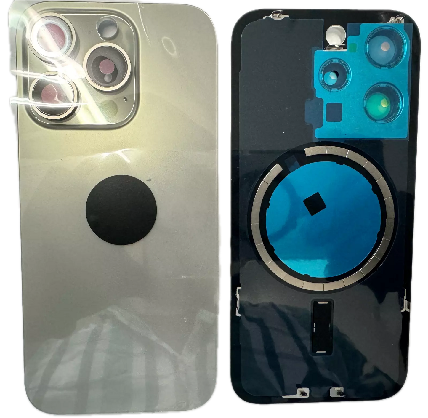 Back Glass Replacement with Bracket for iPhone 15 Pro