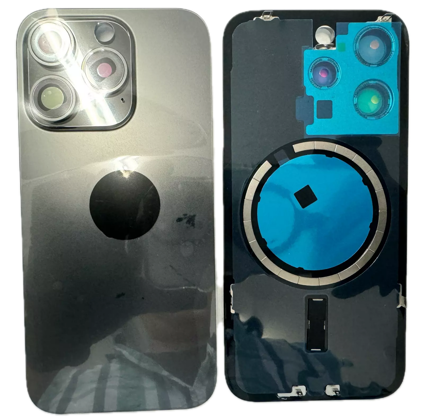 Back Glass Replacement with Bracket for iPhone 15 Pro