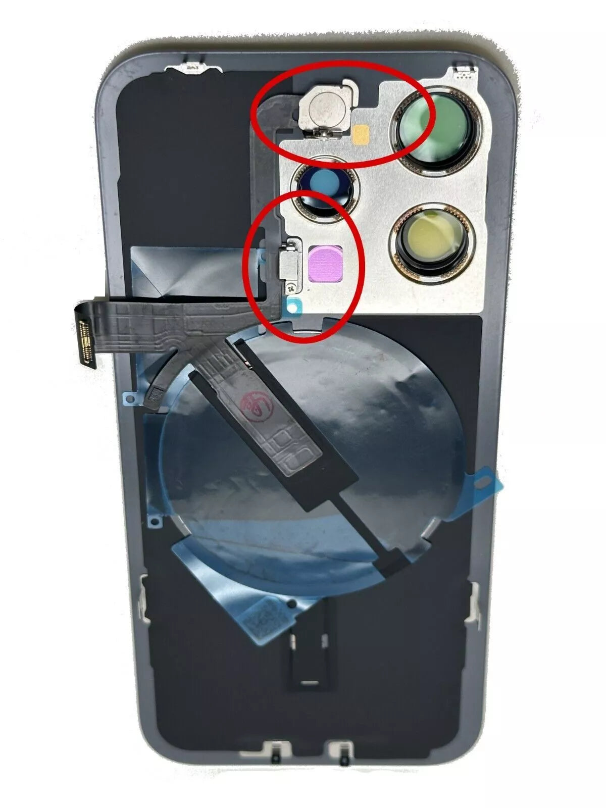 iPhone 15 Pro Glass Replacement with Wireless NFC Flex Cable