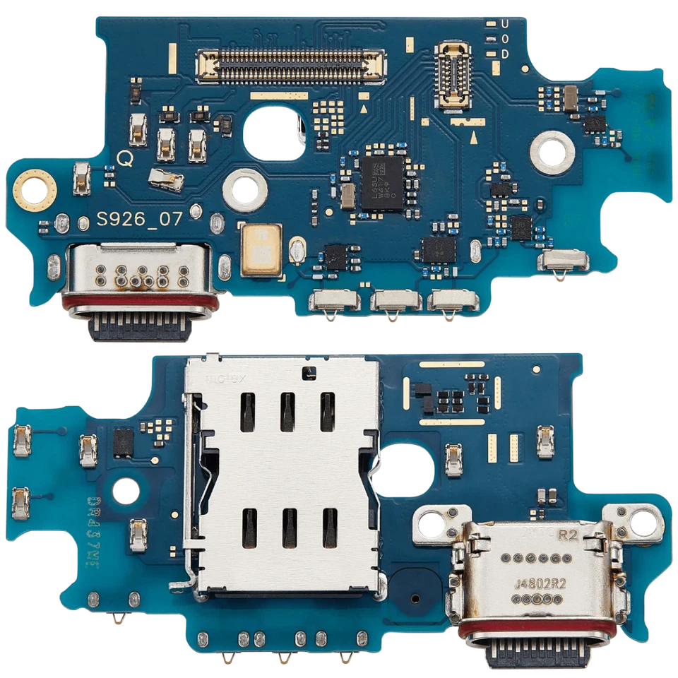 Charging Port Board W/Sim Card Reader For Samsung Galaxy S24 Plus