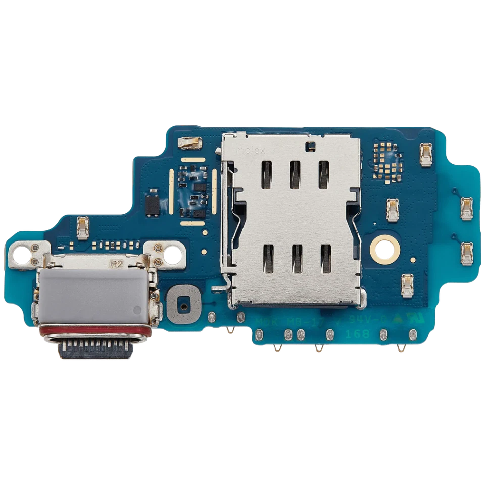 Charging Port Board W/Sim Card Reader For Samsung Galaxy S24 Ultra 5G (S9280)