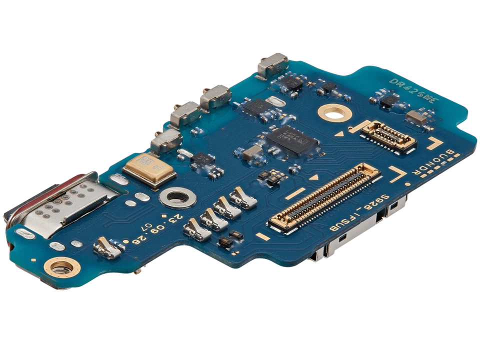 Charging Port Board W/Sim Card Reader For Samsung Galaxy S24 Ultra 5G (S9280)