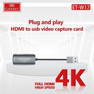 Earldom® 4K HDMI Video Capture Card USB 3.0- Silver