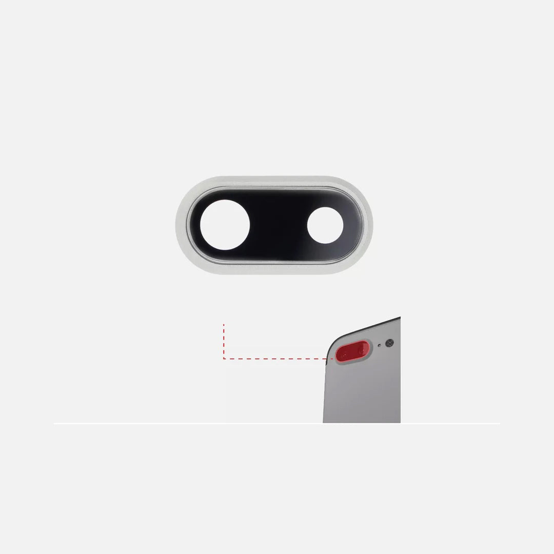 Replacement Back Camera Lens With Bracket & Bezel Compatible iPhone8
