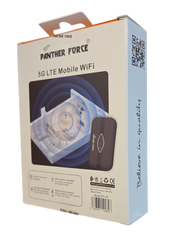 PantherForce Wireless 5G Portable WiFi -PF137 | Ultra-Fast Internet | 12-Hour Battery | Connect 20 Devices | Secure Mobile Hotspot