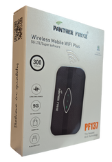 PantherForce Wireless 5G Portable WiFi -PF137 | Ultra-Fast Internet | 12-Hour Battery | Connect 20 Devices | Secure Mobile Hotspot