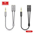 Enhance Audio Sharing with Earldom 3.5mm Mic Earphone Splitter Cable ET-AUX202