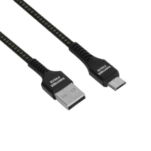 Panther Force 3A 1M Cable for Micro - PF11 - Fast Charging and Data Transfer | Durable Braided Design | High-Speed Sync