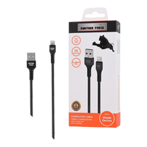 Panther Force 3A 1M Cable for iPhone - PF12 - Fast Charging & Seamless Data Transfer for Lightning Devices