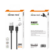 Panther Force Fast Charge/Sync - PF17-S - Fast Charging & High-Speed Data Transfer for Micro USB Devices