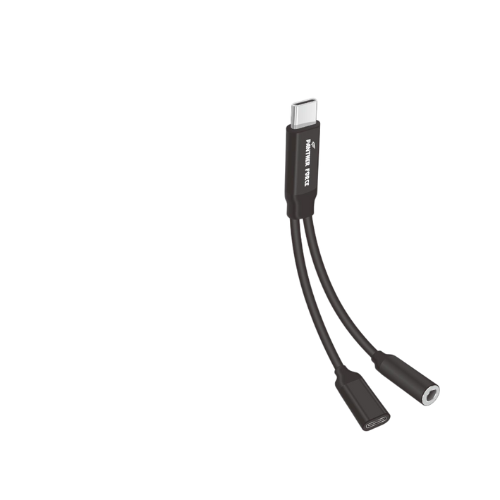 Panther Force 2 in 1 Adapter - PF123 - Fast Charging & Data Transfer for Micro USB & USB-C Devices