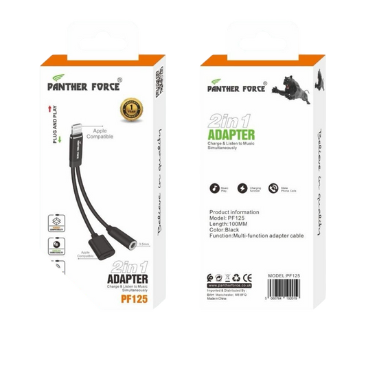 Panther Force Micro USB to USB Cable 2.4A 1M - PF125 - Fast Charging & Data Transfer for Micro USB Devices