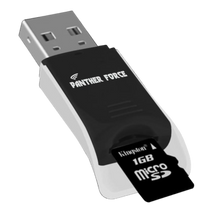 Panther Force Micro SD USB 2.0 Card Reader - PF126- High-Speed Data Transfer & Universal Compatibility