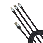 Panther Force 3-in-1 Cable - PF168 - Seamless Connectivity & Uninterrupted Power for All Devices