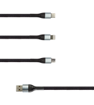 Panther Force 3-in-1 Cable - PF168 - Seamless Connectivity & Uninterrupted Power for All Devices