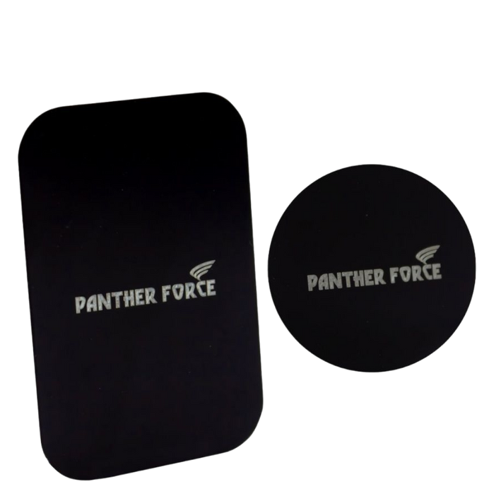 Panther Force Metal Plate for Mobile Holder - PF175 - Slim, Durable, Strong Adhesive, Universal Compatibility, Easy Application