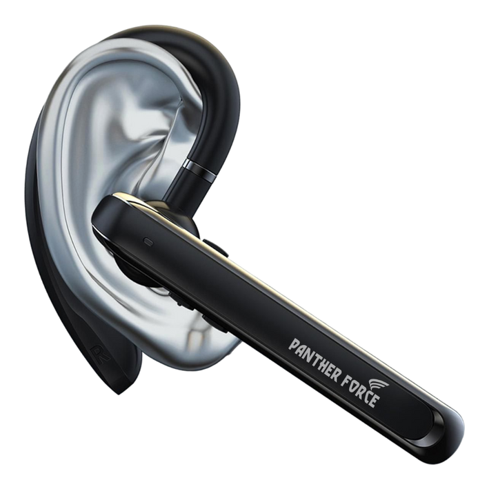 PANTHER FORCE Earpiece 18Hrs Talk Time - PF197 | Wireless Bluetooth Earpiece with Long Battery Life | Clear Audio, Comfortable Fit, & Hands-Free Calling | Perfect for Work, Travel, & Everyday Use