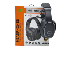 Panther Force Square 2-in-1 Headphones - Wired & Wireless, High-Quality Sound, Long Battery Life, Comfortable & Stylish Design, Built-In Mic || PF218