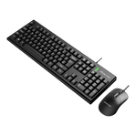 Panther Force Wired Keyboard & Mouse Combo - PF-289 // Durable, High-Precision, Plug-and-Play Design for Work & Gaming