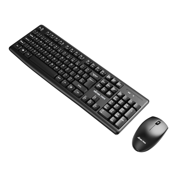 Panther Force Wireless Keyboard & Mouse Combo - PF291 | Ergonomic Design | Long Battery Life | Adjustable DPI | Universal Compatibility