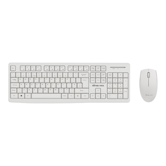 Panther Force Wireless Keyboard & Mouse Combo - PF292 | Ergonomic Design | Adjustable DPI | Long Battery Life | Plug-and-Play