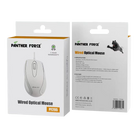 Panther Force Wired Optical Mouse - PF295 | High-Precision Tracking, Ergonomic Design, Durable Build, Plug-and-Play Simplicity