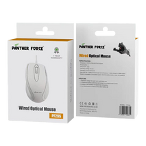 Panther Force Wired Optical Mouse - PF295 | High-Precision Tracking, Ergonomic Design, Durable Build, Plug-and-Play Simplicity