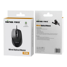 Panther Force Wired Optical Mouse - PF295 | High-Precision Tracking, Ergonomic Design, Durable Build, Plug-and-Play Simplicity