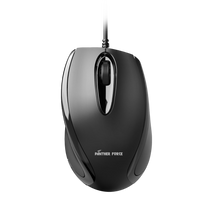 Panther Force Wired Optical Mouse - PF295 | High-Precision Tracking, Ergonomic Design, Durable Build, Plug-and-Play Simplicity