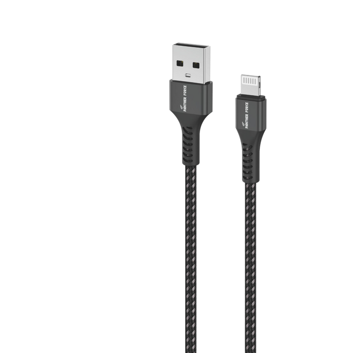 PF37- Panther Force 3A 2M Cable for iPhone - Seamless Connectivity, Uninterrupted Power