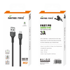 PF37- Panther Force 3A 2M Cable for iPhone - Seamless Connectivity, Uninterrupted Power