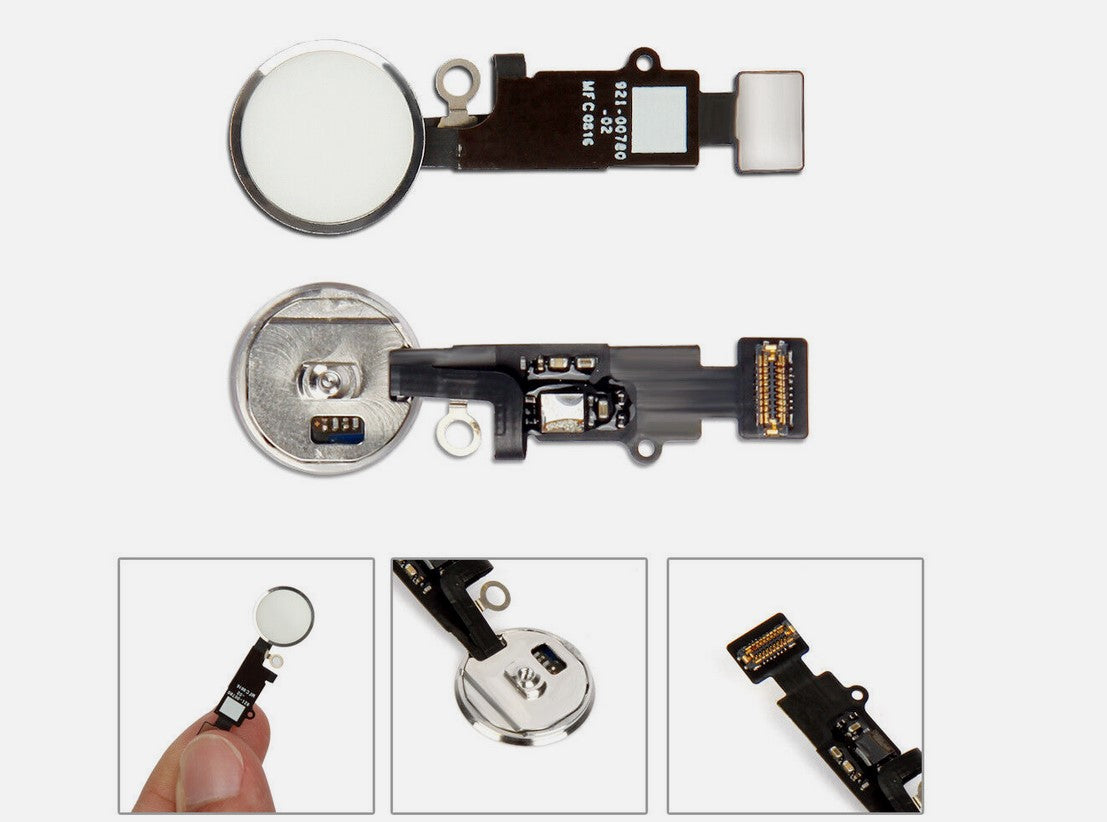 Home Button Main Key Flex Cable Replacement Assembly For iPhone 7G