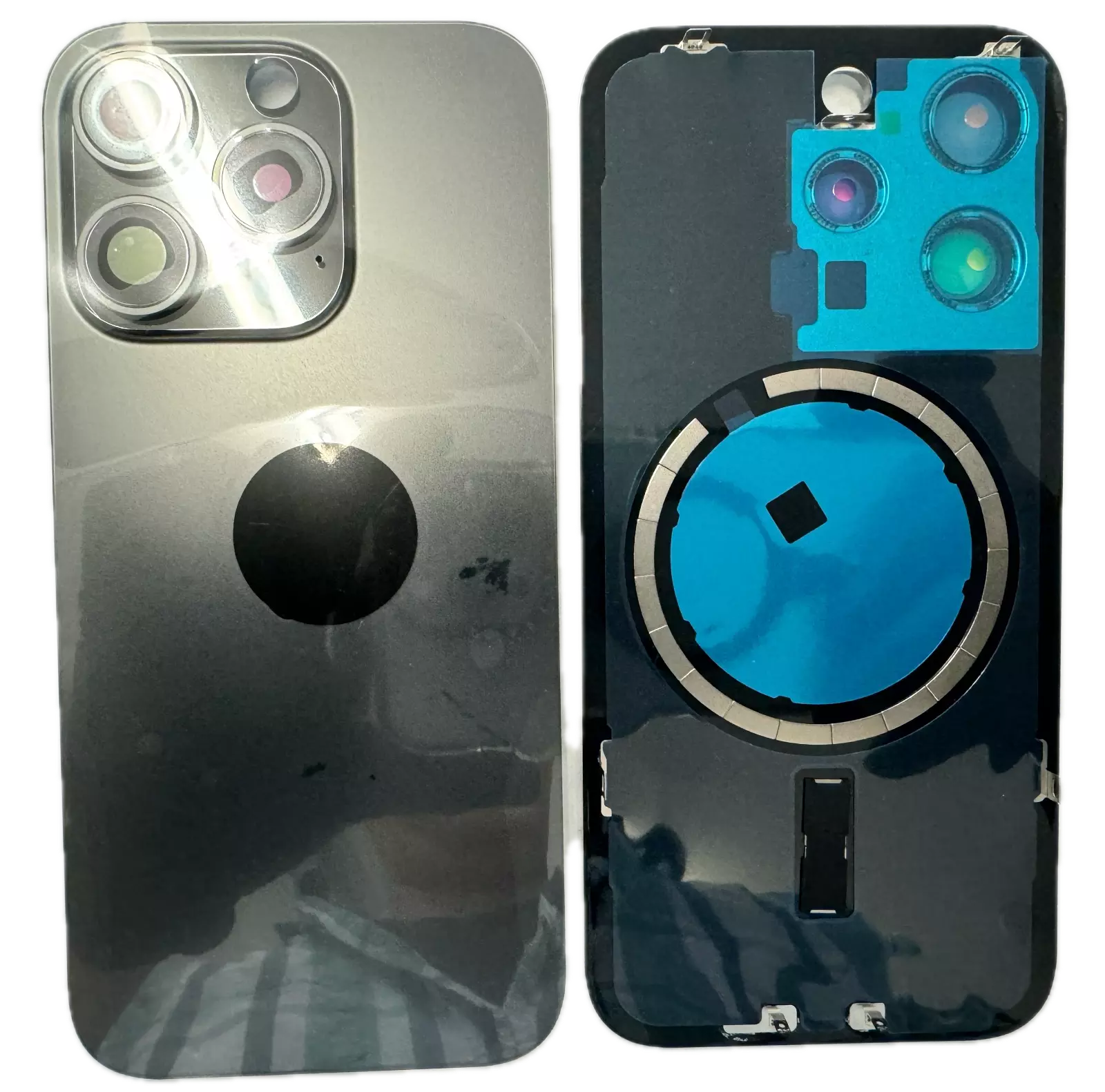 Back Glass Replacement with Bracket for iPhone 15 Pro
